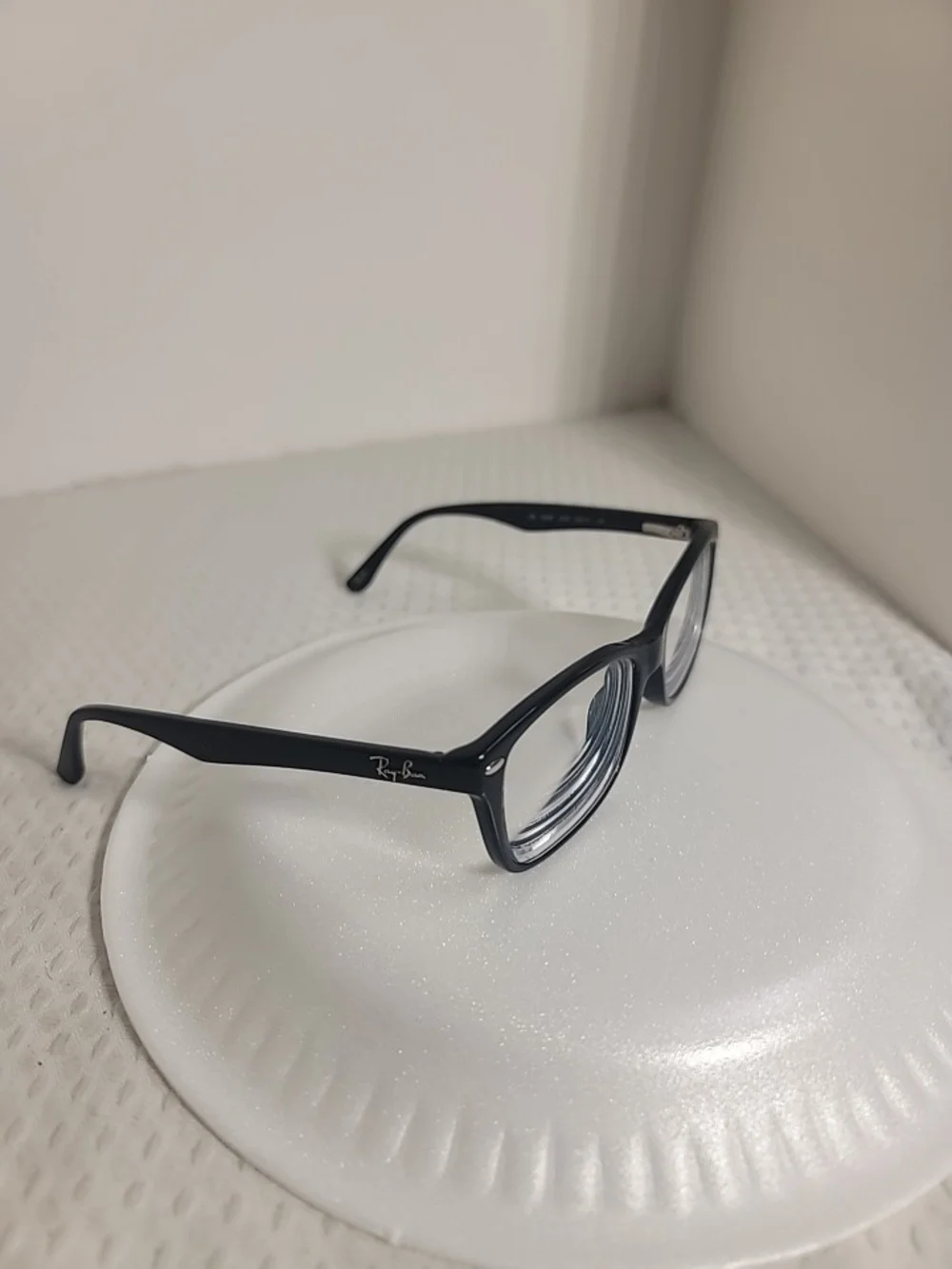 Ray-Ban Men's Black Sunglasses - Classic Logo Temple only the frames